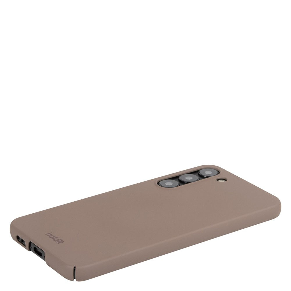 Holdit Samsung Galaxy S23+ (Plus) Slim Plast Deksel - Mocha Brown