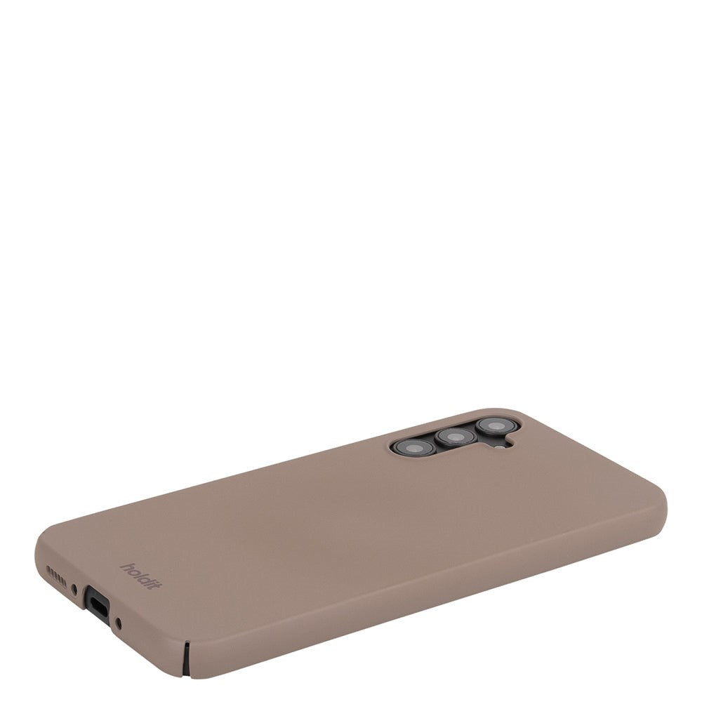 Holdit Samsung Galaxy A54 (5G) Slim Plast Deksel - Mocha Brown