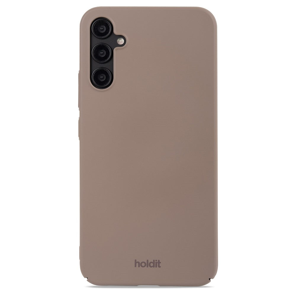 Holdit Samsung Galaxy A14 (5G) Slim Plast Deksel - Mocha Brown