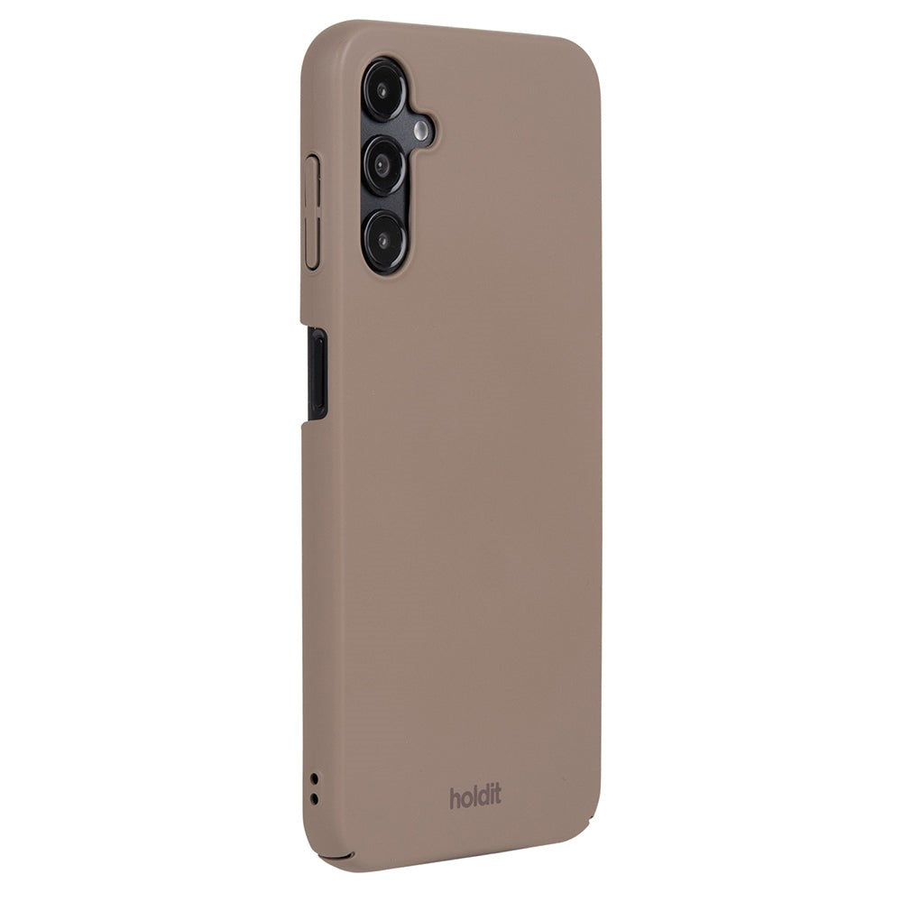 Holdit Samsung Galaxy A14 (5G) Slim Plast Deksel - Mocha Brown