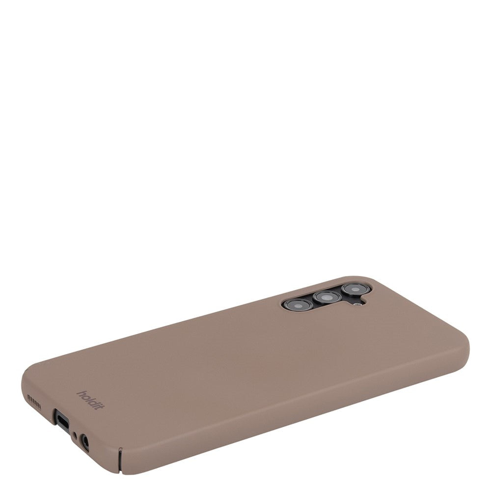 Holdit Samsung Galaxy A14 (5G) Slim Plast Deksel - Mocha Brown