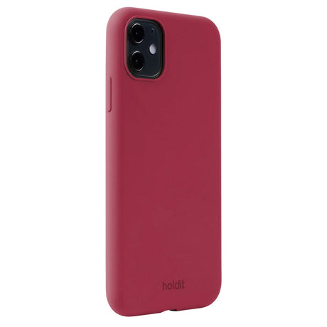 Holdit iPhone 11 Soft Touch Silikon Deksel - Red Velvet