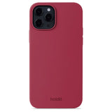 Holdit iPhone 12 / 12 Pro Soft Touch Silikon Deksel - Red Velvet