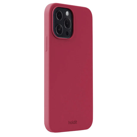 Holdit iPhone 13 Pro Max Soft Touch Silikon Deksel - Red Velvet