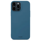 Holdit iPhone 13 Pro Max Slim Plast Deksel - Denim Blue