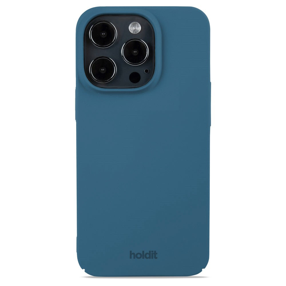 Holdit iPhone 14 Pro Slim Plast Deksel - Denim Blue