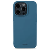 Holdit iPhone 14 Pro Slim Plast Deksel - Denim Blue