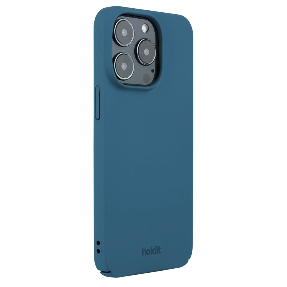 Holdit iPhone 14 Pro Slim Plast Deksel - Denim Blue