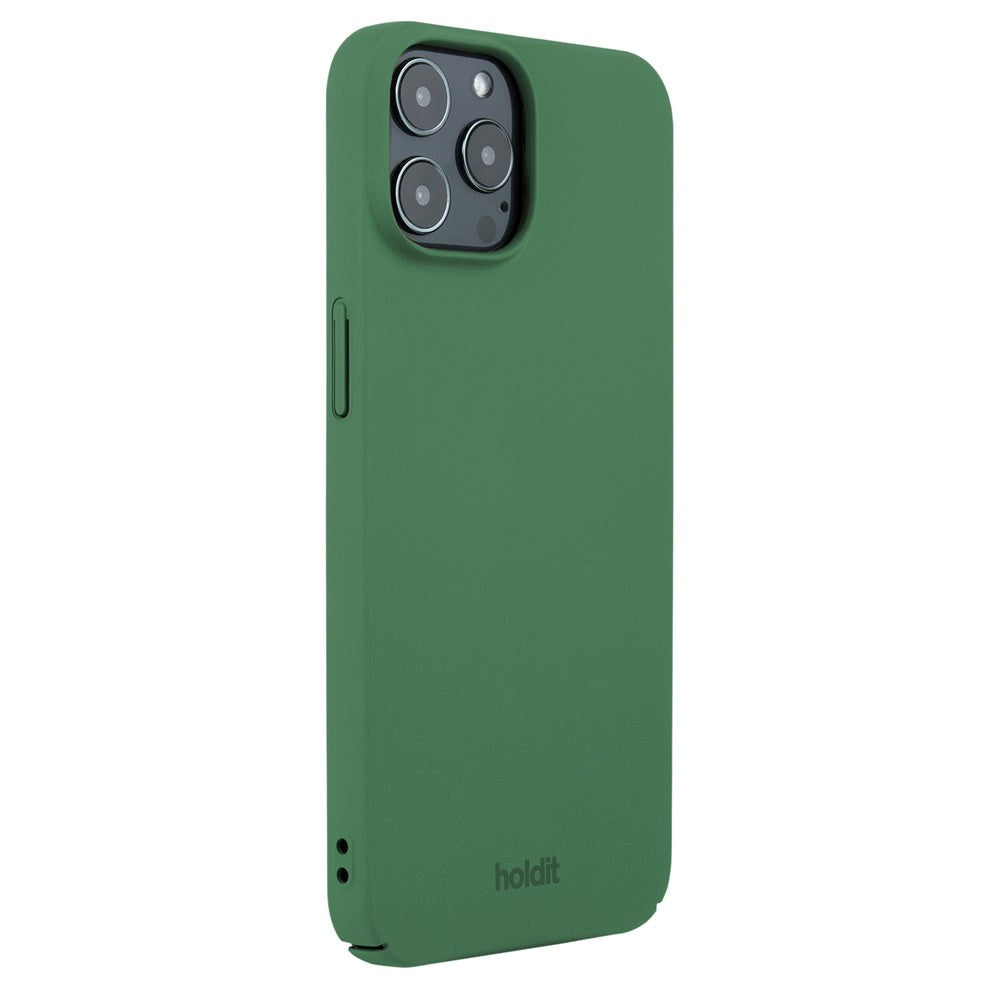 Holdit iPhone 12 / 12 Pro Slim Plast Deksel - Forest Green