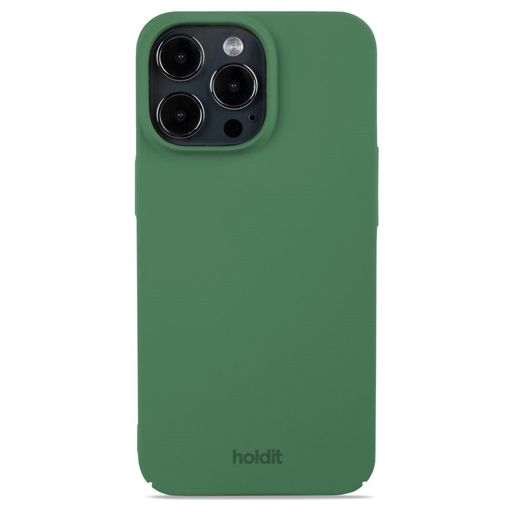 Holdit iPhone 13 Pro Slim Plast Deksel - Forest Green