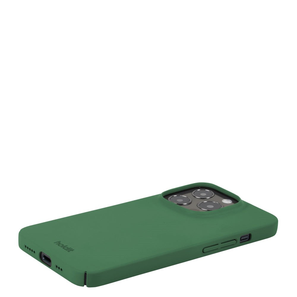 Holdit iPhone 14 Pro Slim Plast Deksel - Forest Green