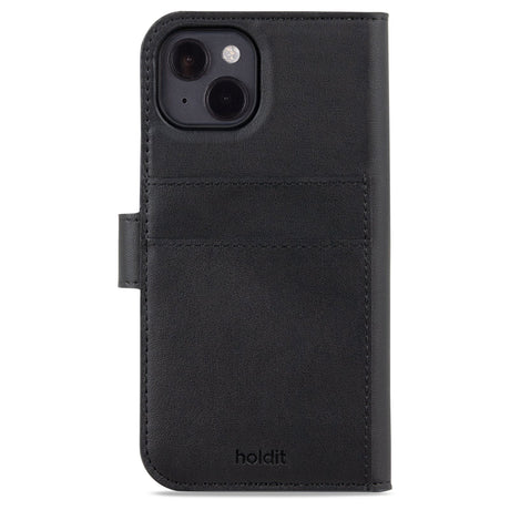 Holdit iPhone 14 / 13 Wallet Case Magnet Plus - Flip Deksel - Svart