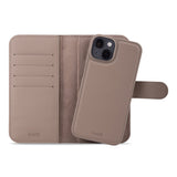 Holdit iPhone 14 / 13 Wallet Case Magnet Plus - Flip Deksel - Mokka Brun