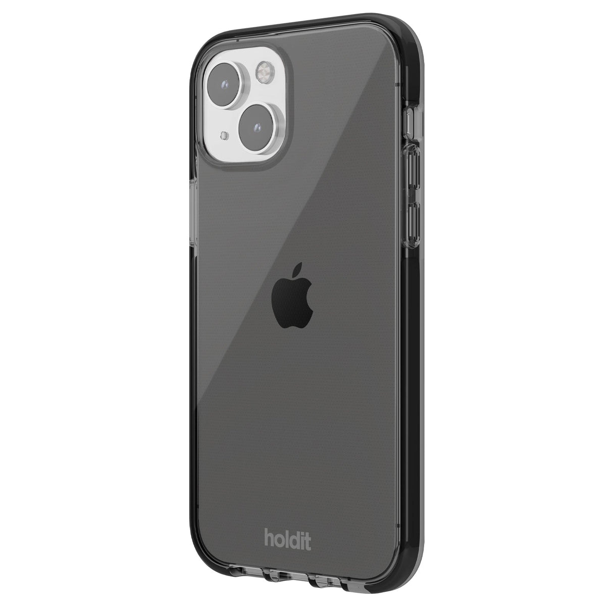 Holdit iPhone 15 Seethru Deksel - Black