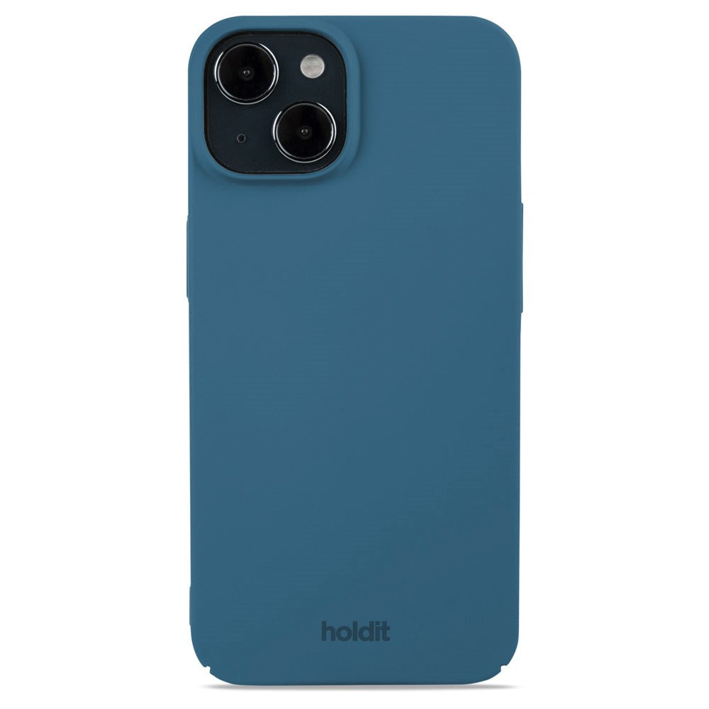 Holdit iPhone 15 Slim Plast Deksel - Denim Blue