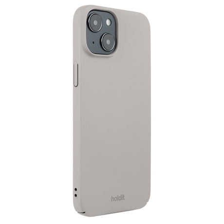 Holdit iPhone 15 Plus Slim Plast Deksel - Taupe