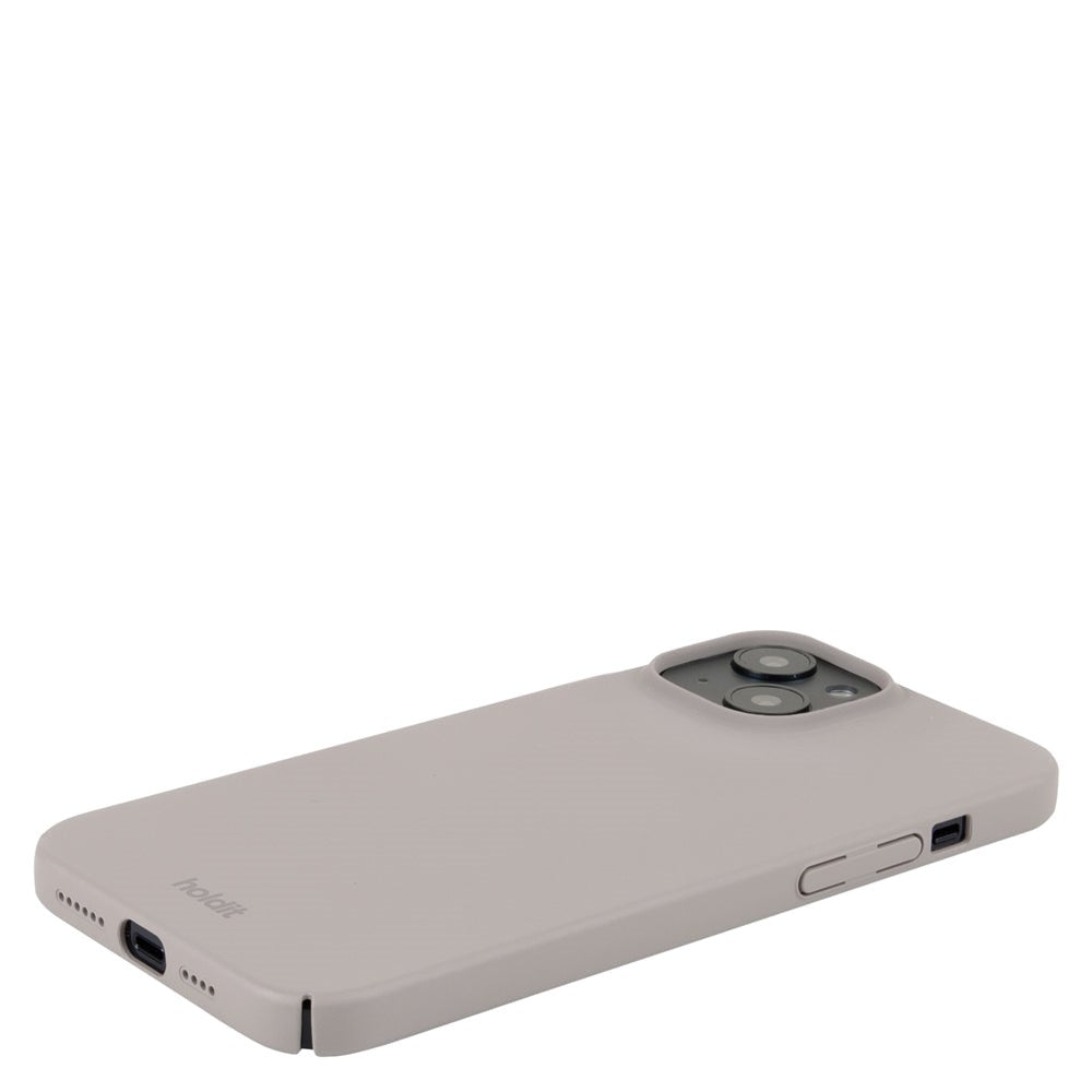 Holdit iPhone 15 Plus Slim Plast Deksel - Taupe