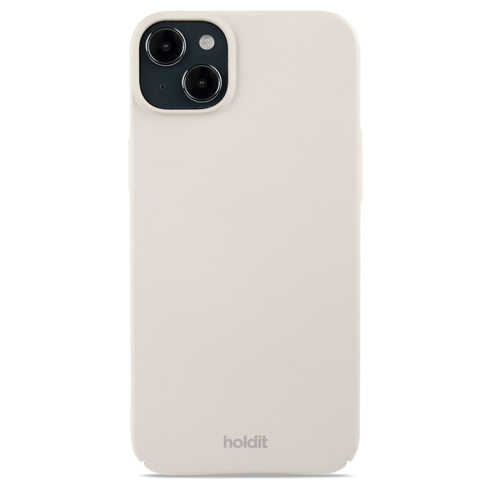 Holdit iPhone 15 Plus Slim Plast Deksel - Light Beige