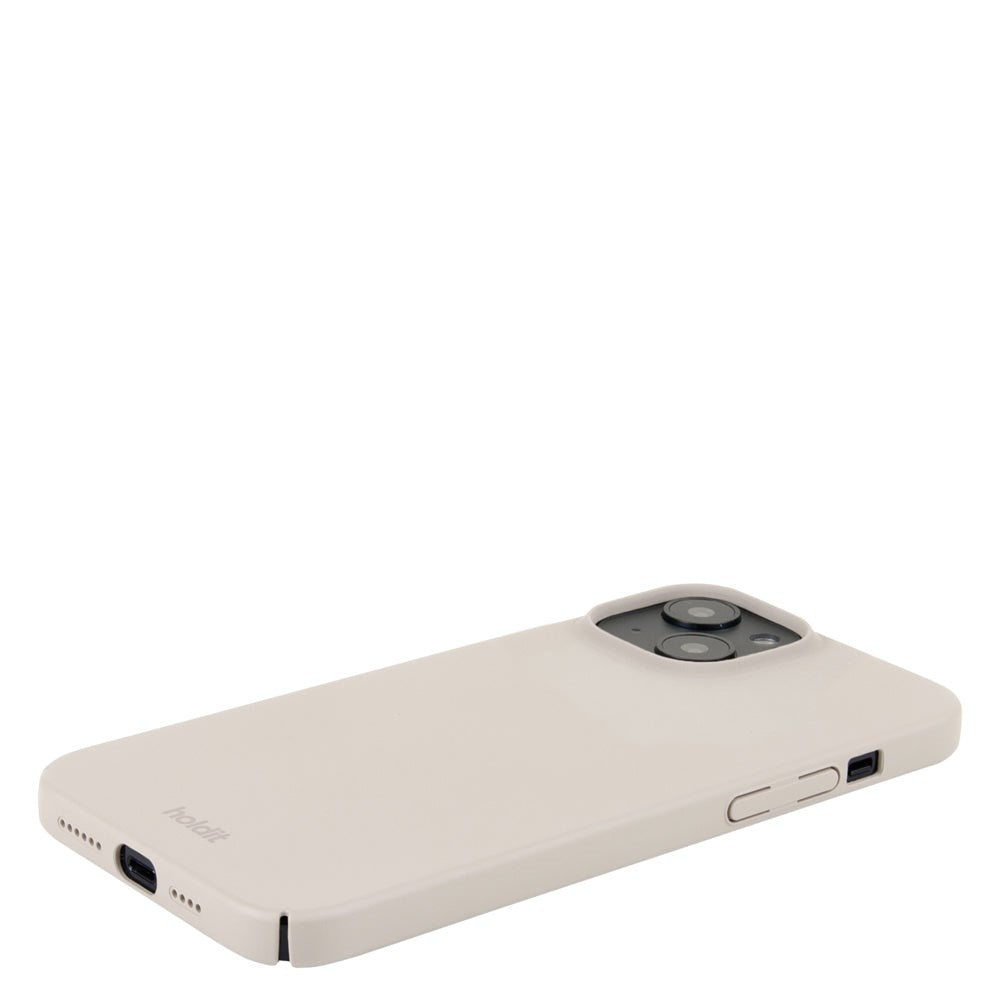 Holdit iPhone 15 Plus Slim Plast Deksel - Light Beige