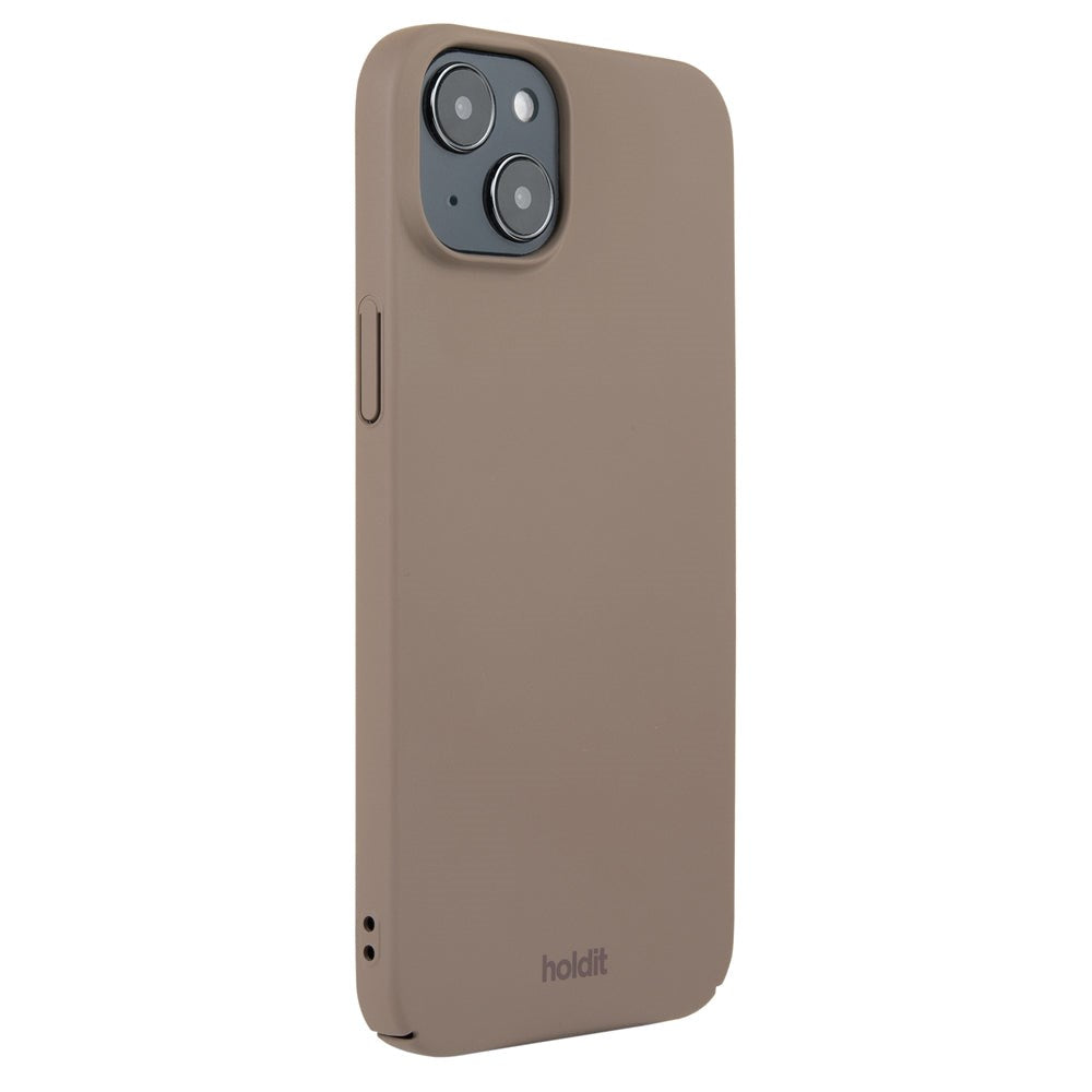 Holdit iPhone 15 Plus Slim Plast Deksel - Mocha Brown