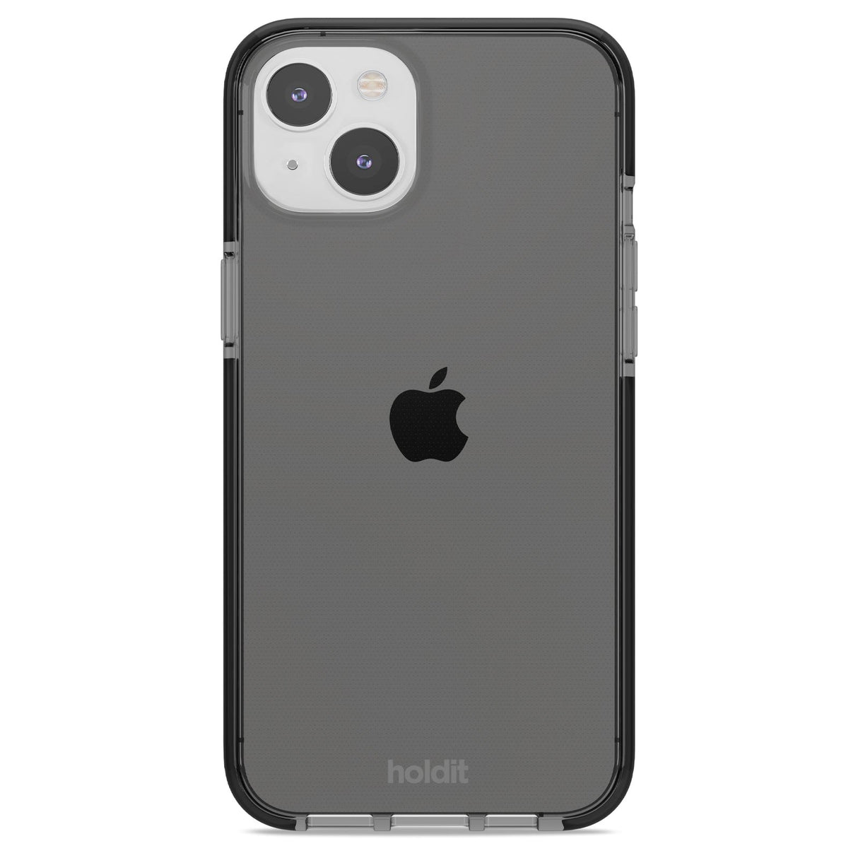 Holdit iPhone 15 Plus Seethru Deksel - Black