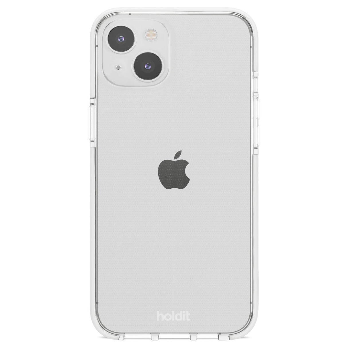 Holdit iPhone 15 Plus Seethru Deksel - White