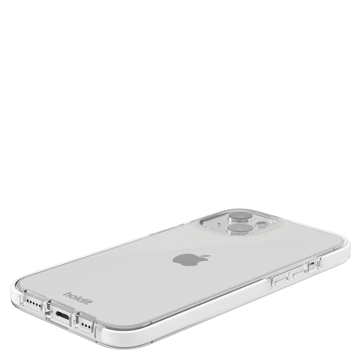 Holdit iPhone 15 Plus Seethru Deksel - White