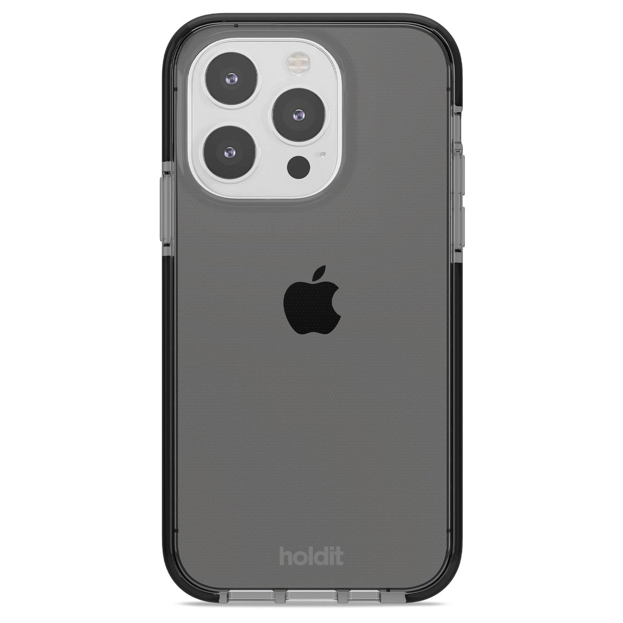 Holdit iPhone 15 Pro Seethru Deksel - Black