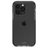 Holdit iPhone 15 Pro Seethru Deksel - Black