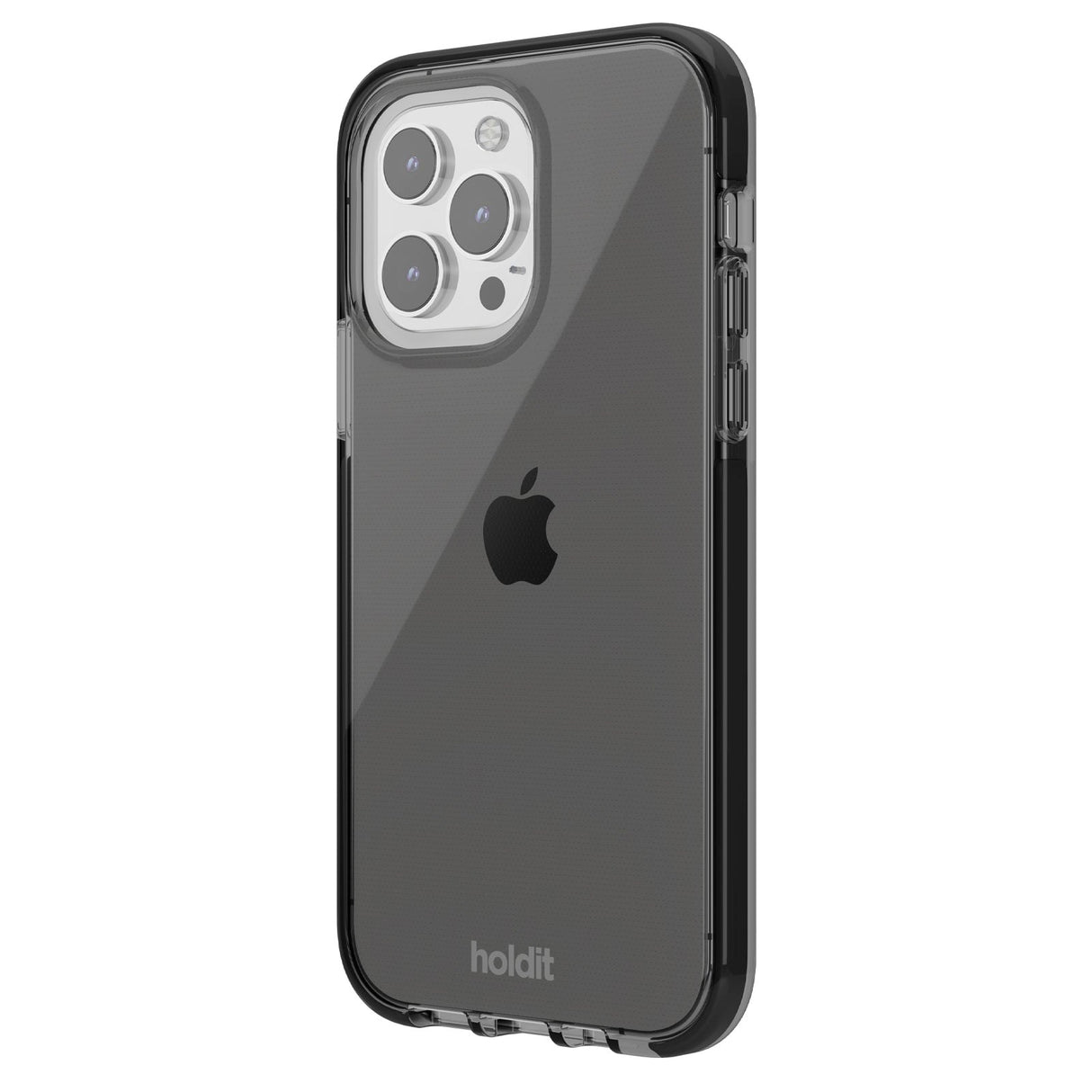 Holdit iPhone 15 Pro Seethru Deksel - Black