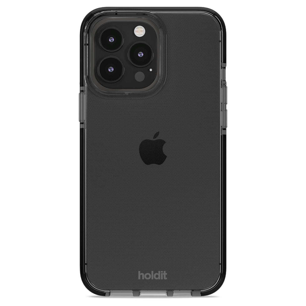 Holdit iPhone 15 Pro Max Seethru Deksel - Black