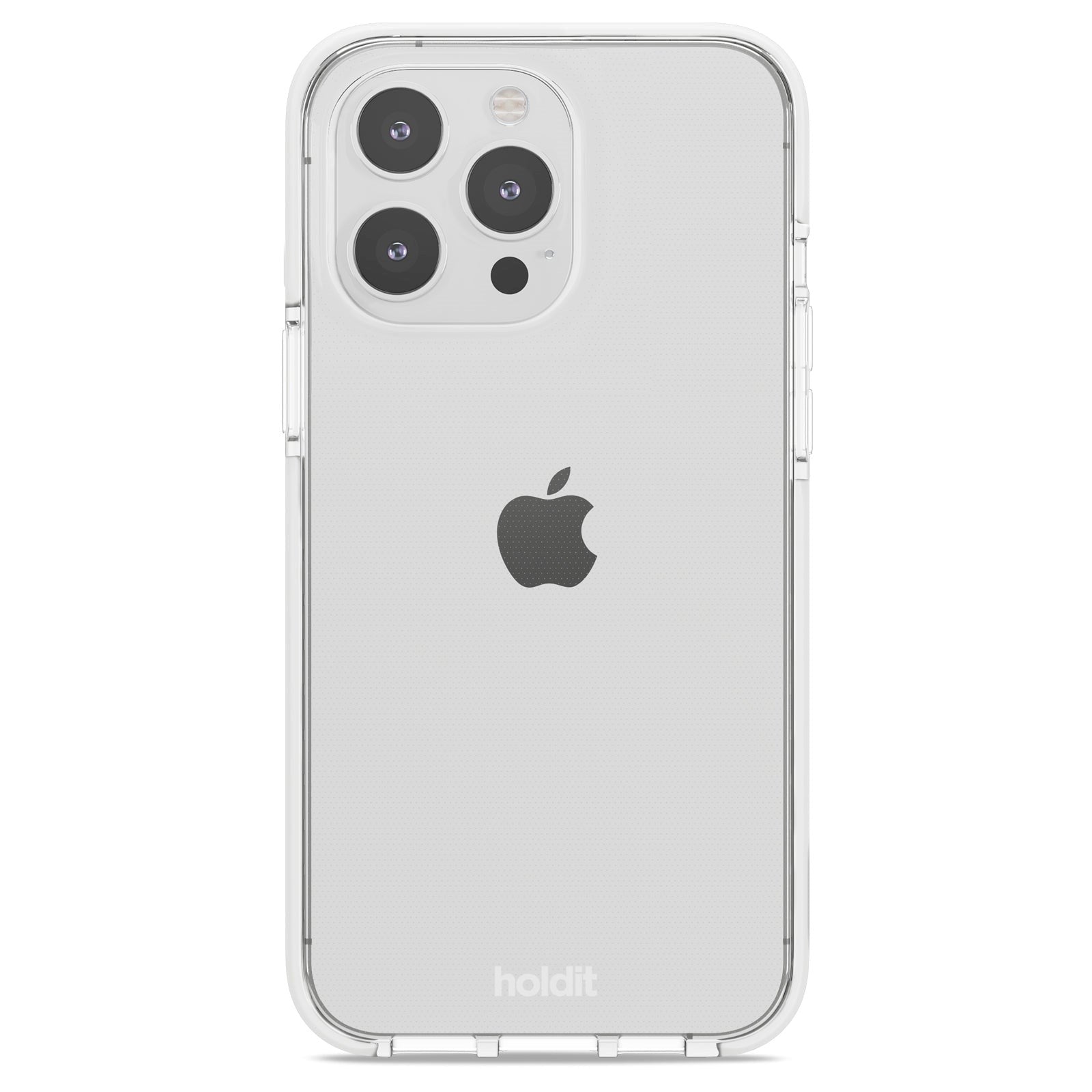 Holdit iPhone 15 Pro Max Seethru Deksel - White