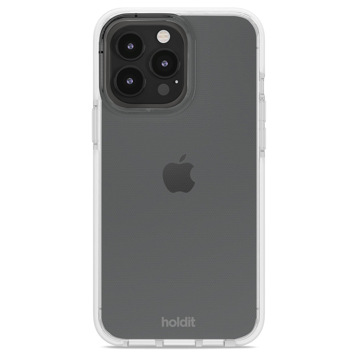 Holdit iPhone 15 Pro Max Seethru Deksel - White