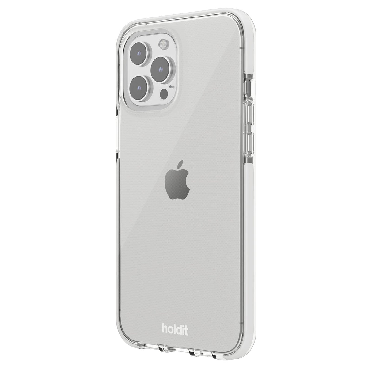 Holdit iPhone 15 Pro Max Seethru Deksel - White