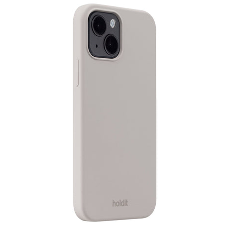 Holdit iPhone 15 Soft Touch Silikon Deksel - Taupe