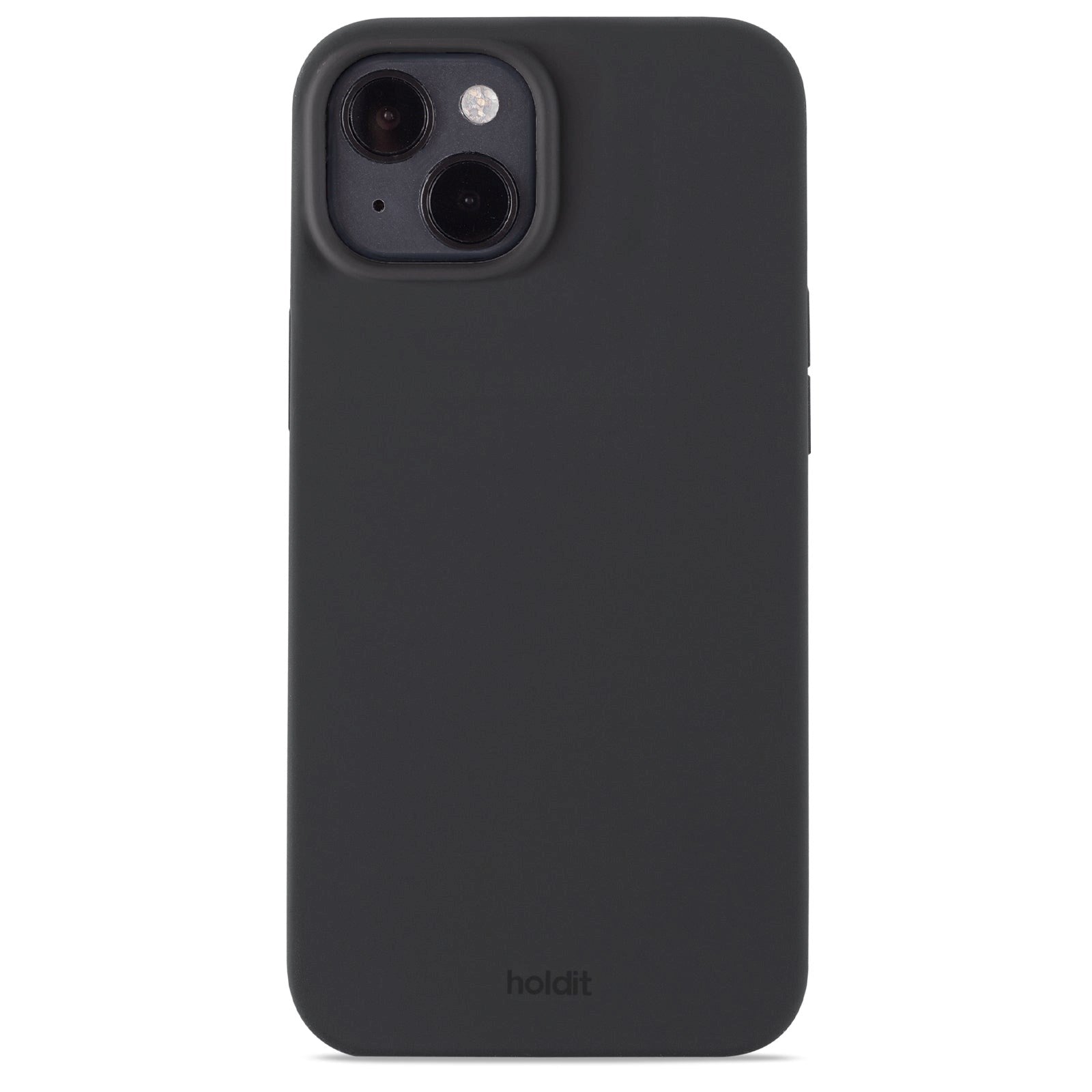 Holdit iPhone 15 Plus Soft Touch Silikon Deksel - Black