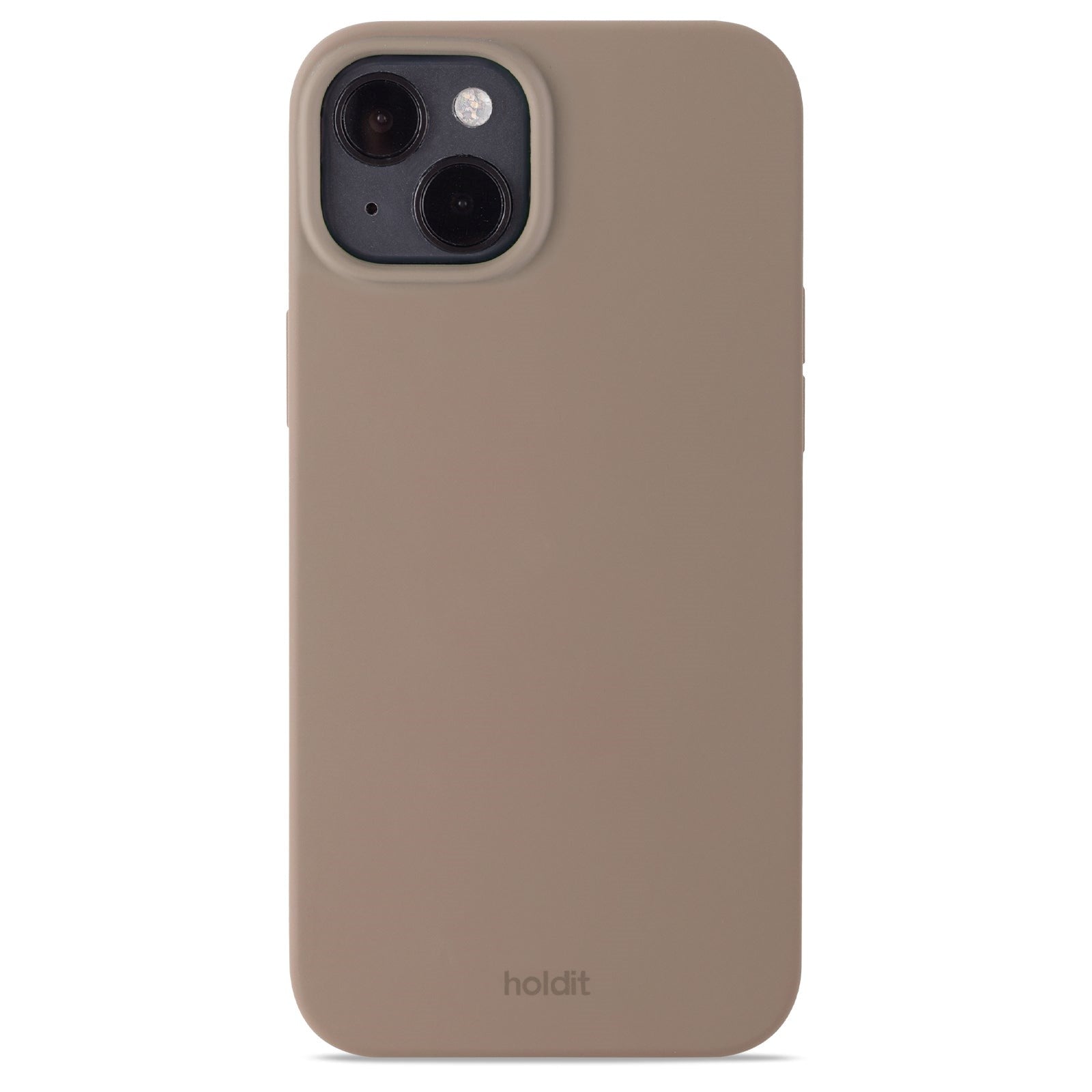 Holdit iPhone 15 Plus Soft Touch Silikon Deksel - Mocha Brown