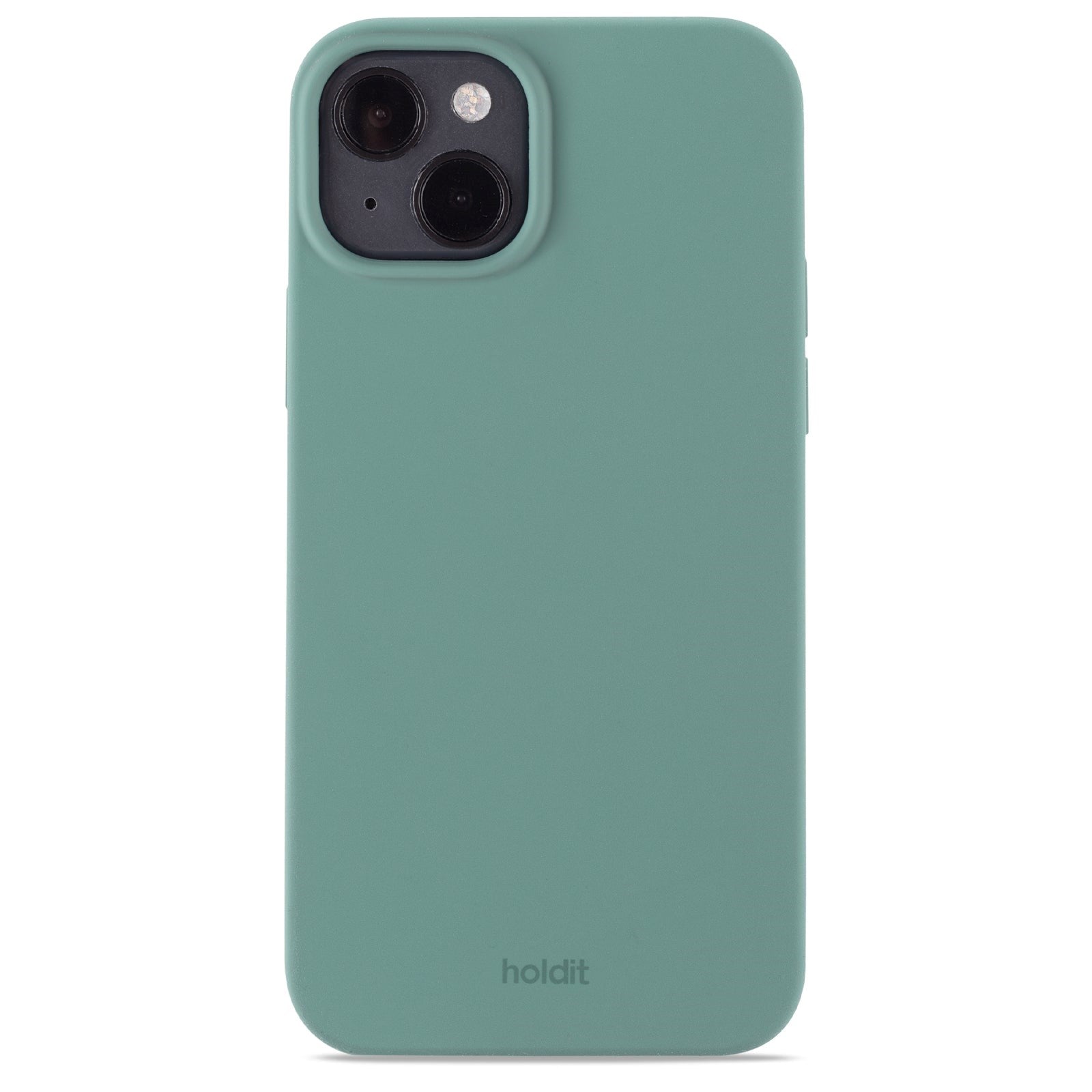 Holdit iPhone 15 Plus Soft Touch Silikon Deksel - Moss Green