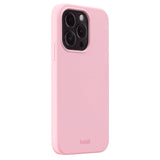 Holdit iPhone 15 Pro Soft Touch Silikon Deksel - Pink