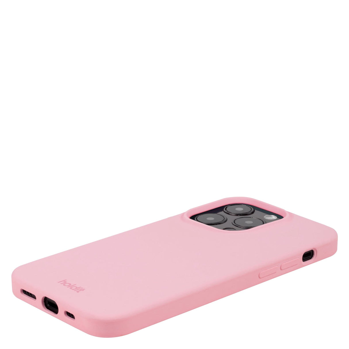 Holdit iPhone 15 Pro Soft Touch Silikon Deksel - Pink