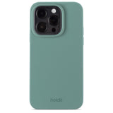 Holdit iPhone 15 Pro Soft Touch Silikon Deksel - Moss Green