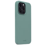 Holdit iPhone 15 Pro Soft Touch Silikon Deksel - Moss Green