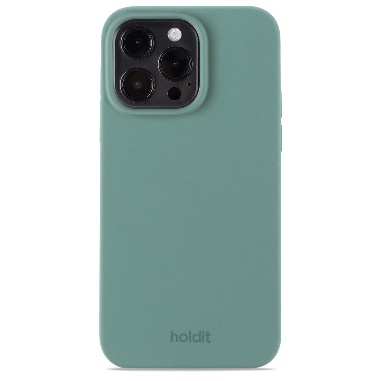 Holdit iPhone 15 Pro Max Soft Touch Silikon Deksel - Moss Green