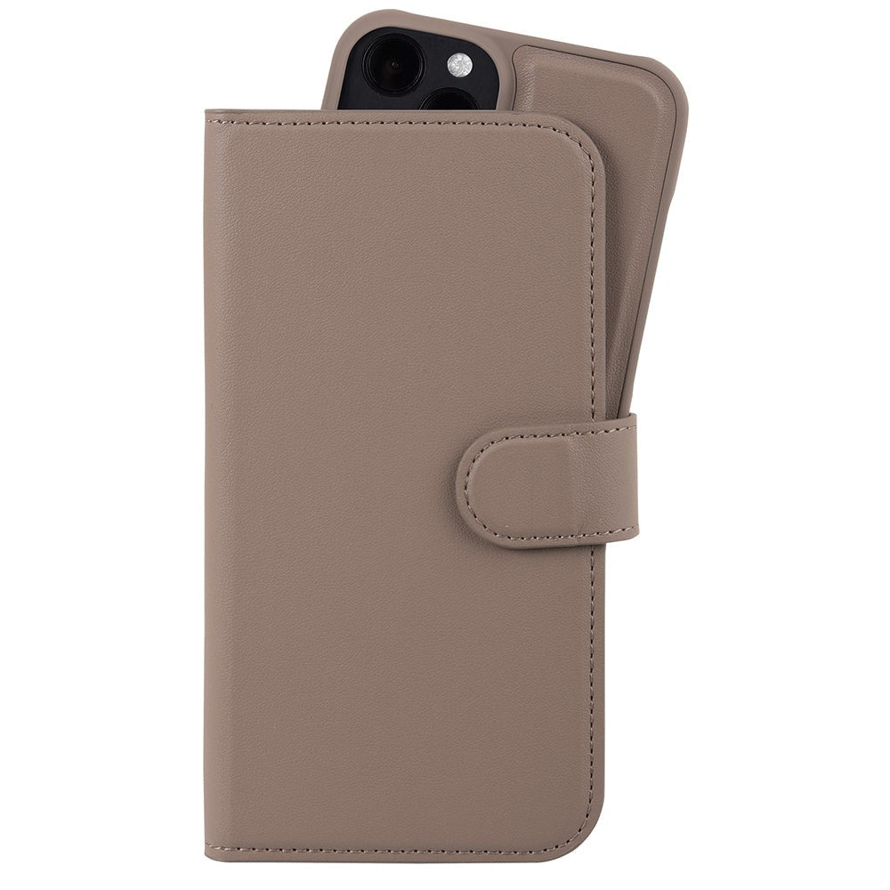 Holdit iPhone 12 / 12 Pro Wallet Case Magnet Plus - Flip Deksel - Mocha Brown