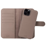 Holdit iPhone 12 / 12 Pro Wallet Case Magnet Plus - Flip Deksel - Mocha Brown