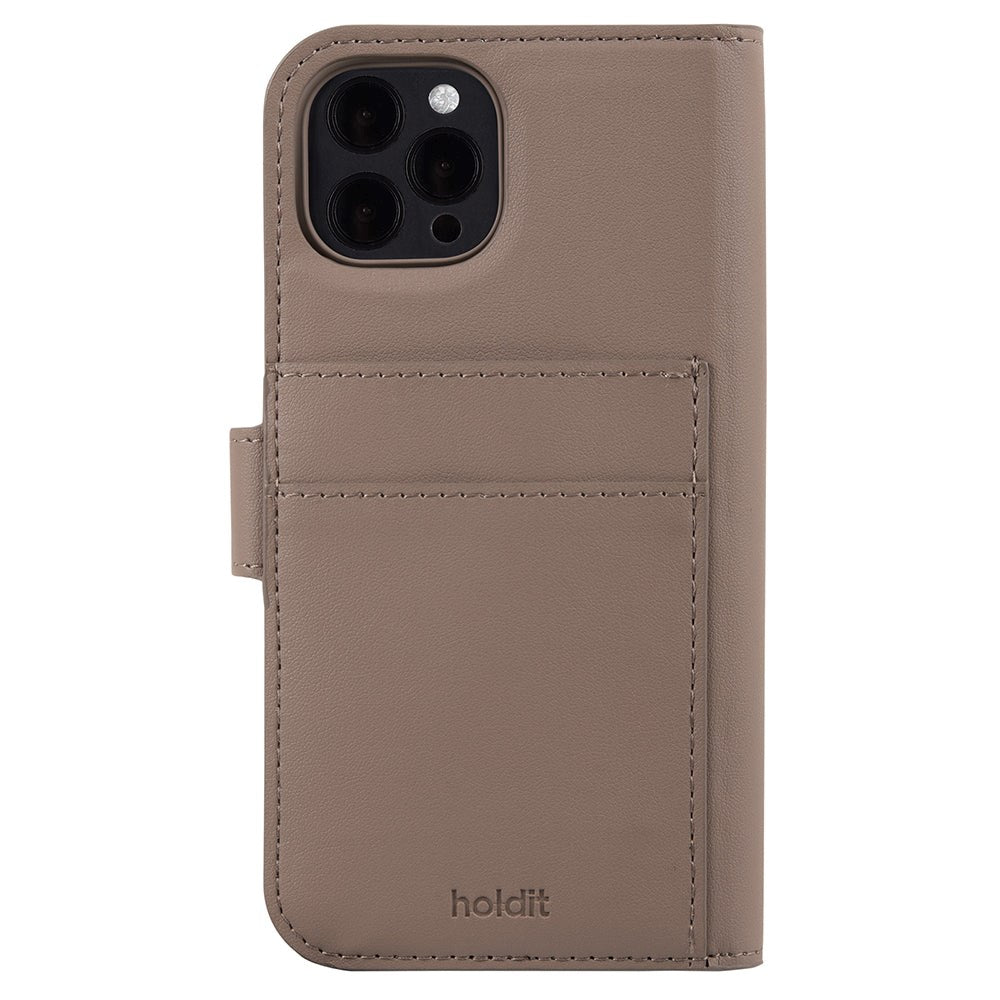 Holdit iPhone 12 / 12 Pro Wallet Case Magnet Plus - Flip Deksel - Mocha Brown