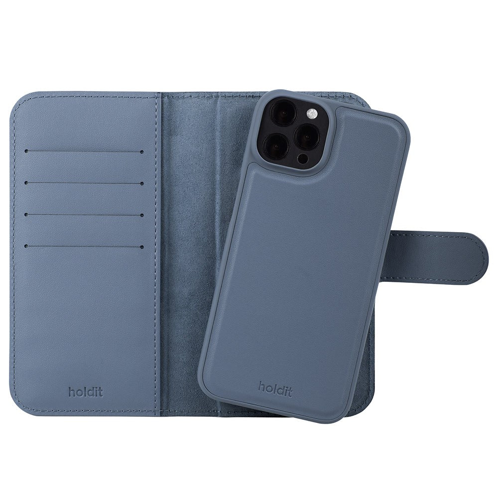 Holdit iPhone 12 / 12 Pro Wallet Case Magnet Plus - Flip Deksel - Pacific Blue