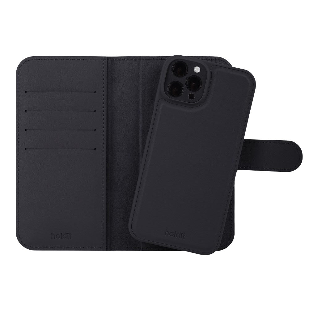 Holdit iPhone 12 / 12 Pro Wallet Magnet Plus Case - Svart