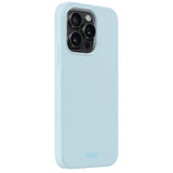 Holdit iPhone 15 Pro Soft Touch Silikon Deksel - Mineral Blue