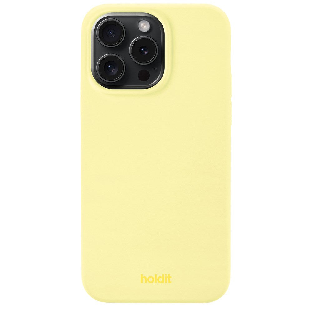 Holdit iPhone 14 Pro Max Soft Touch Silikon Deksel - Lemonade